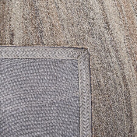 Safavieh 6 x 6 ft. Abstract Contemporary Hand Tufted Round Area Rug, Beige & Grey ABT901A-6R